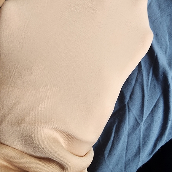 Fleece lined, beige, warm, winter, tights with feet. Sz Small - Picture 4 of 6